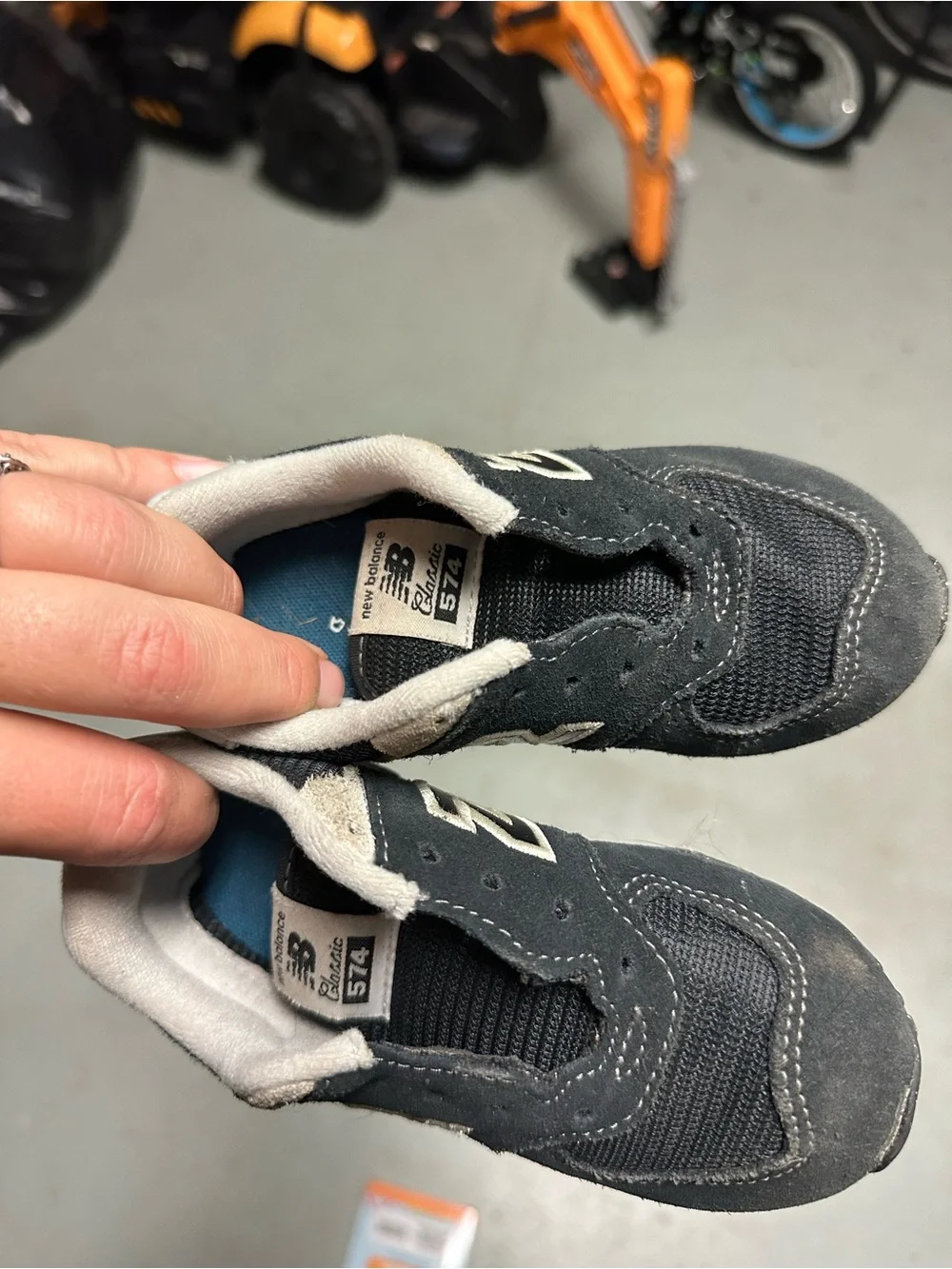 New Balance Kids Black & Gray classic 574